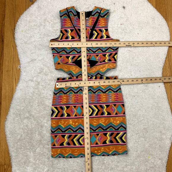 Lovers Friends Got A Body Scuba Neoprene Cutout Mini Dress S Small Bodycon - Picture 9 of 13